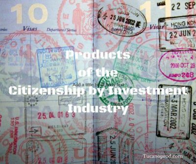 Products Of The Citizenship By Investment Market