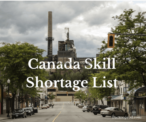 Canada Skill Shortage List