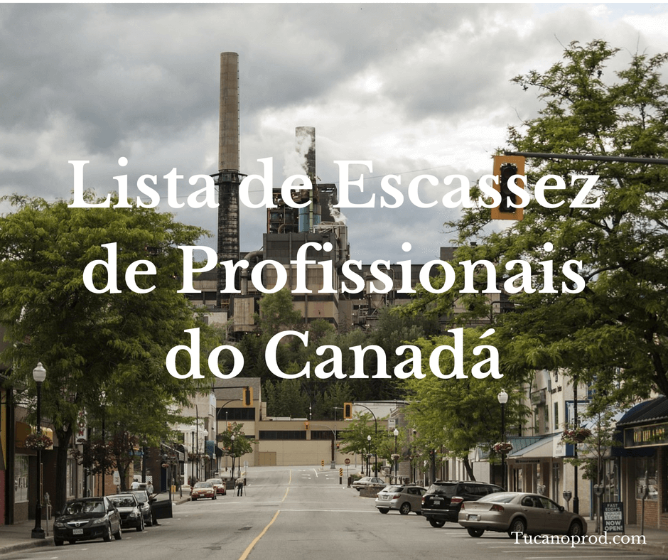 Lista de Escassez de Profissionais do Canadá