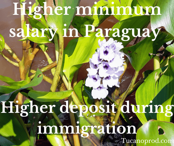 paraguay higher minimum salary