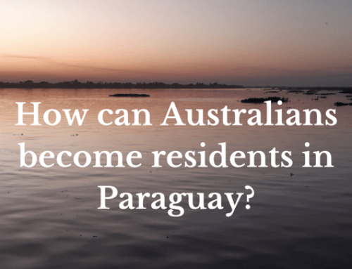 How can Australians become temporary later permanent residents in Paraguay?