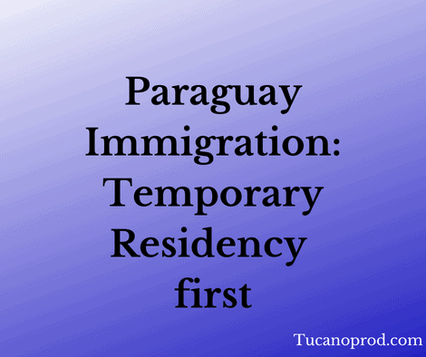 paraguay temporary residency