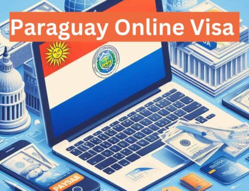 How do you apply online for an entry visa to Paraguay?